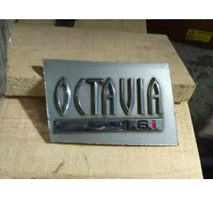 Надпись хром "OCTAVIA" шильдик
